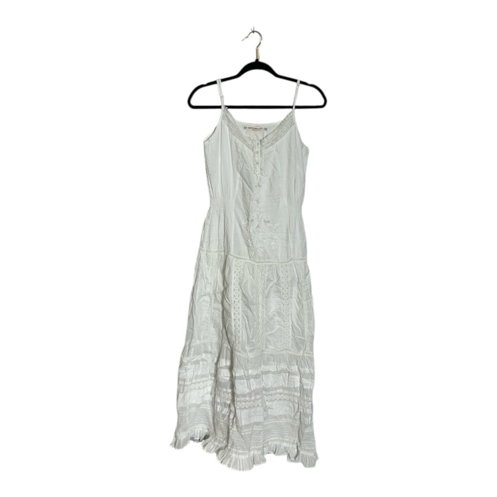 Chelsea‎ & Violet White Lace Embroidered Maxi Dress Size Small